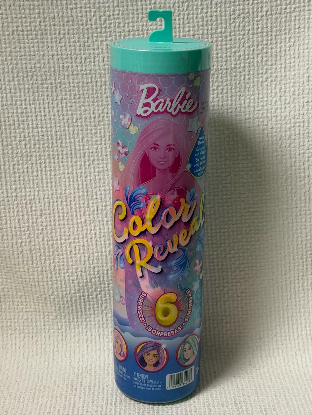 Barbie Color Reveal Mermaid Series Doll & Accessories with 6 Surprises